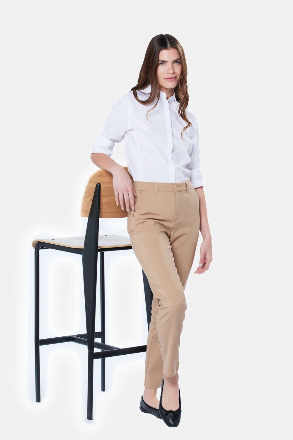 Pantalón clásico con spandex Legacy Beige